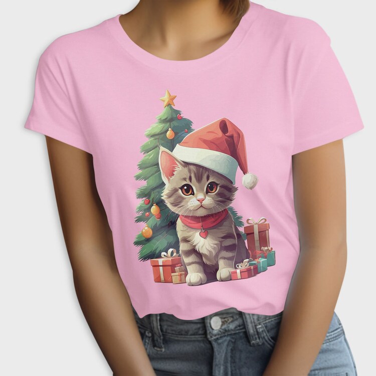 Cat Christmas Gifts, Tricou Femei