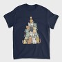 Cat Christmas Tree, Tricou Barbati (Unisex)