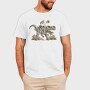 Skeleton Riding Mummy Dinosaur T Rex, Tricou Barbati (Unisex)