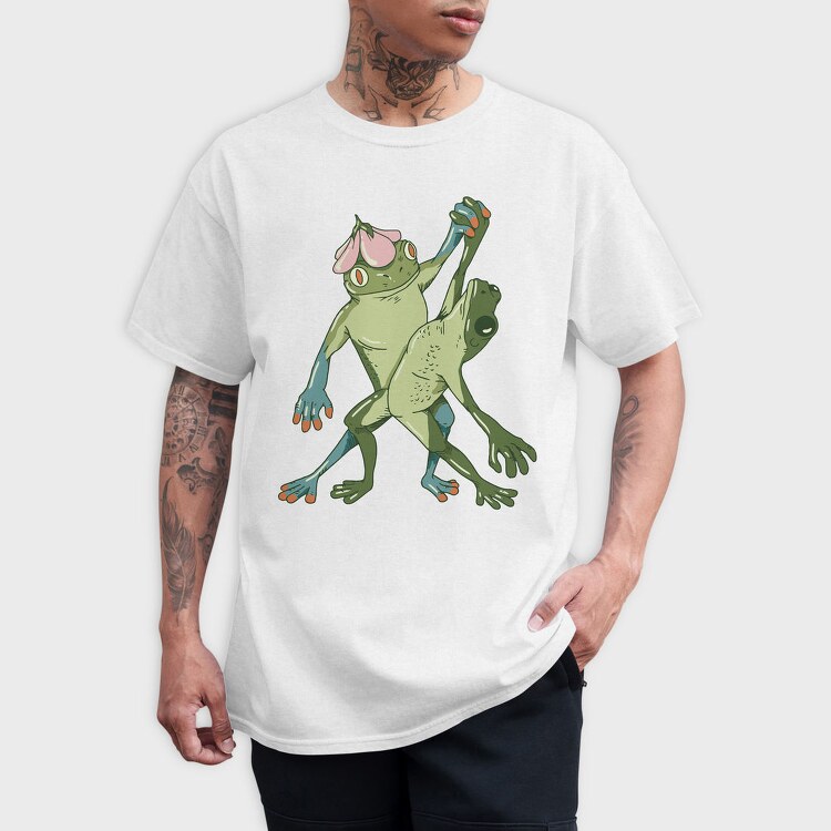 Froggy Dance Party, Tricou Barbati (Unisex)