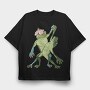 Froggy Dance Party, Tricou Oversize Barbati (Unisex)