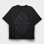 Berber Motif Mofit, Tricou Oversize Barbati (Unisex)