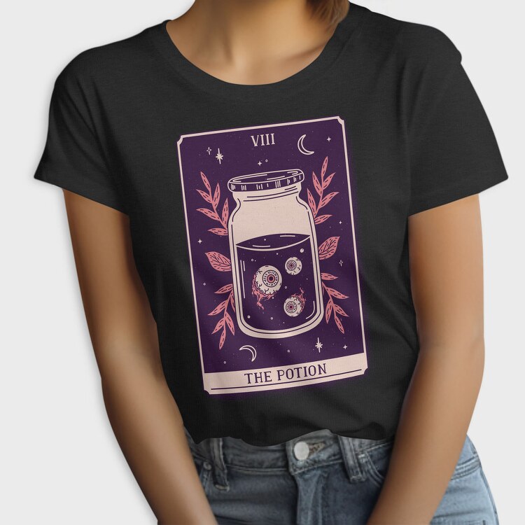 Potion Mystical Tarot Card 08, Tricou Femei