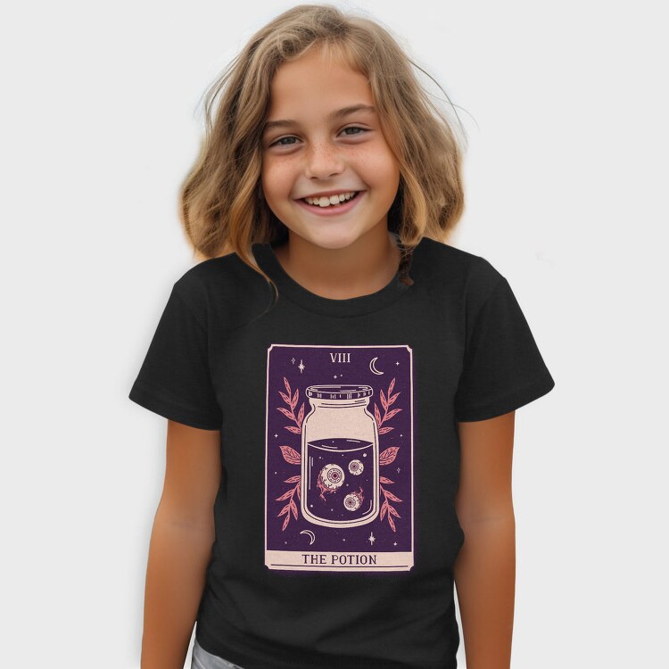 Potion Mystical Tarot Card 08, Tricou Copii