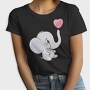 Cute Elephant, Tricou Femei