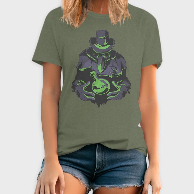 Plague Doctor Alchemy, Tricou Barbati (Unisex)