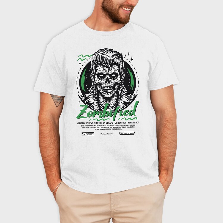 Zombified, Tricou Barbati (Unisex)