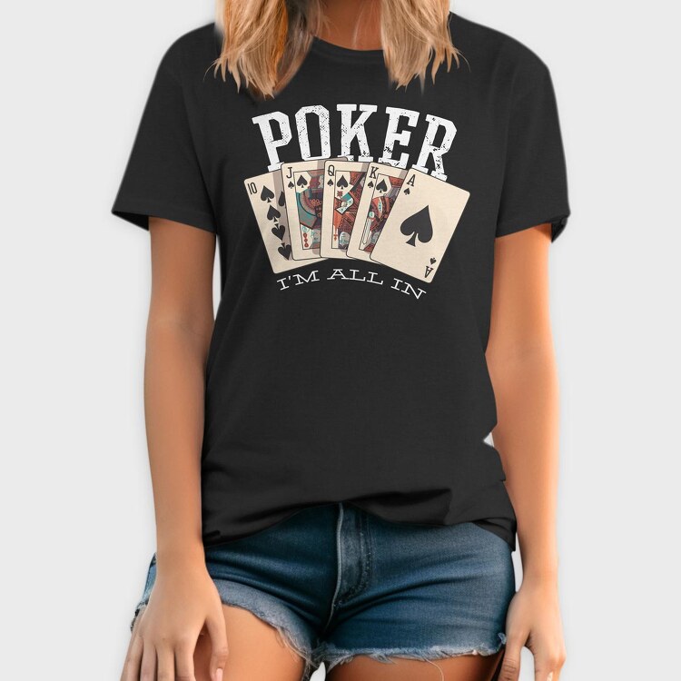 Poker, Tricou Barbati (Unisex)