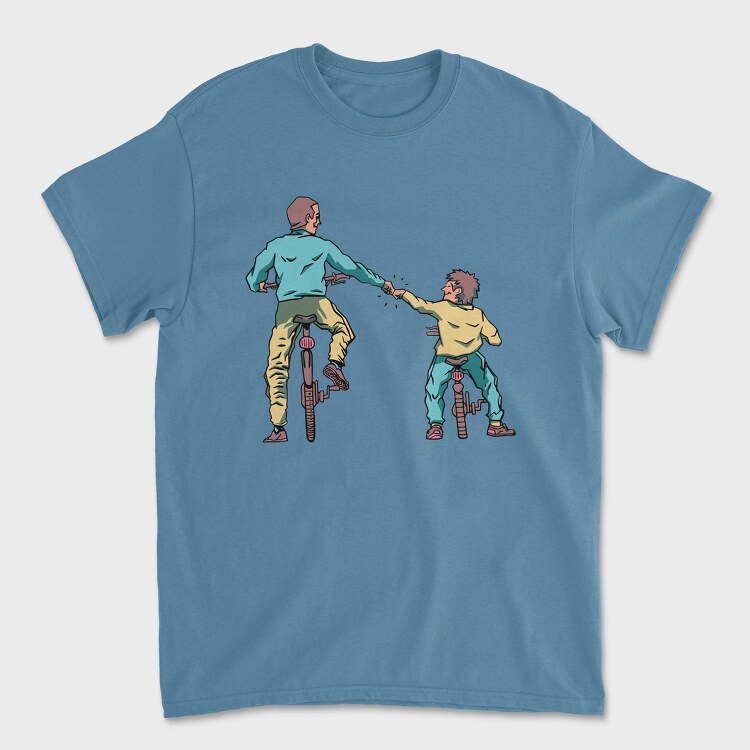 Father And Son Bikes, Tricou Barbati (Unisex)