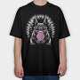 Fun Squirrel With Bubble Gum, Tricou Oversize Barbati (Unisex)