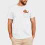 Dino Pocket, Tricou Barbati (Unisex)
