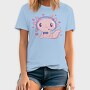 Cute Axolotl Playing Videogames Gaming, Tricou Barbati (Unisex)