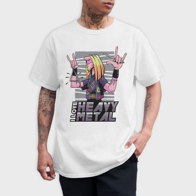 Heavy Metal Triangle Triangule, Tricou Barbati (Unisex)