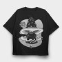 Fungi Cartoon Wizard Club, Tricou Oversize Barbati (Unisex)