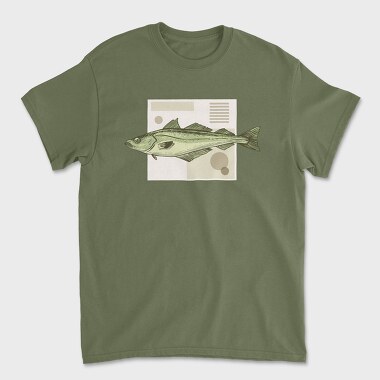 Tricou Barbati (Unisex), Pollock Fish