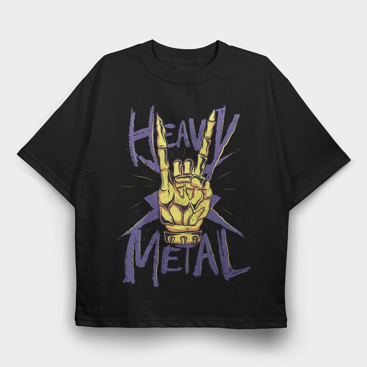 Heavy Metal, Tricou Oversize Barbati (Unisex)