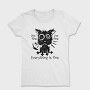 Shaggy Cat Everything Is Fine, Tricou Femei