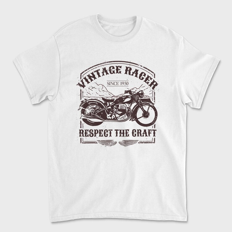 Vintage Racer, Tricou Barbati (Unisex)