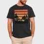 Retrosunset Woods, Tricou Barbati (Unisex)