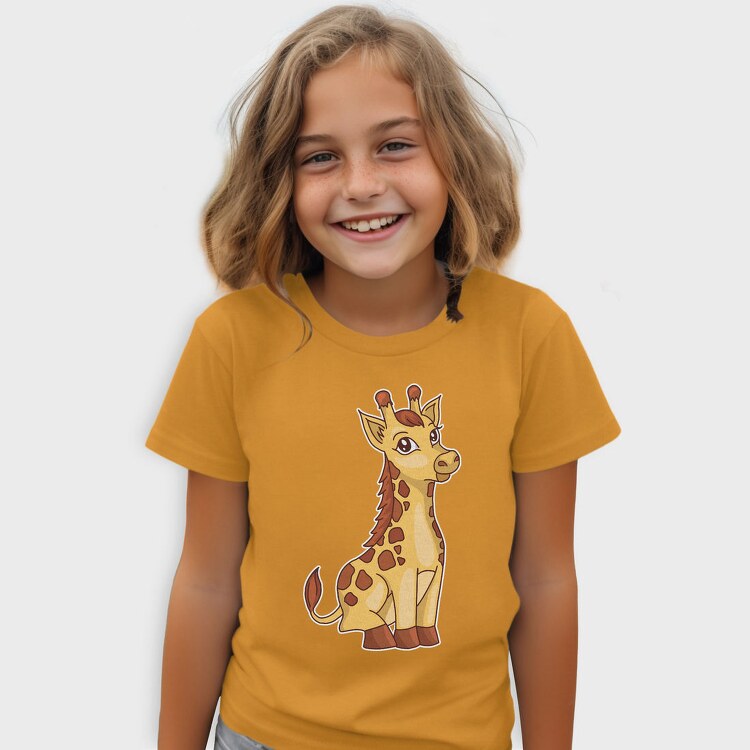Cute Baby Giraffe, Tricou Copii