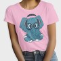 Elephant With Glasses, Tricou Femei