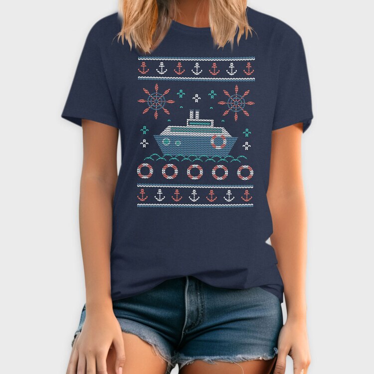 Nautic Ugly Sweater, Tricou Barbati (Unisex)