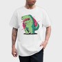 T Rex Smartphone Phone, Tricou Barbati (Unisex)