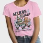 Merry And Bright Christmas, Tricou Femei