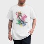 Watercolor Kingfisher European, Tricou Barbati (Unisex)