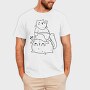 Cute Bear And Cat, Tricou Barbati (Unisex)