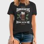 Funny Melancholy Beer Darkness My Old Friend Drinking Quote, Tricou Barbati (Unisex)