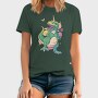 T Rex With Magic Wand Dino Fairy, Tricou Barbati (Unisex)