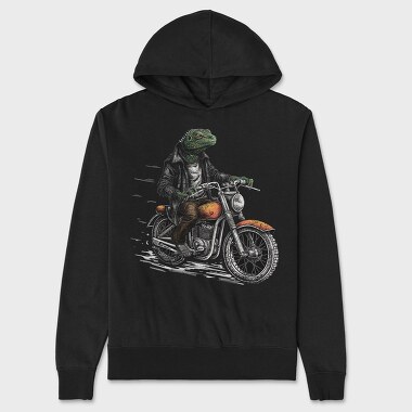 Motorbike Lizard, Hanorac Oversize Barbati (Unisex)
