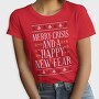 Merry Crisis Ugly Sweater, Tricou Femei