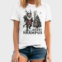 Merry Dark Krampus Cartoon, Tricou Barbati (Unisex)