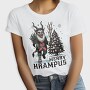 Merry Dark Krampus Cartoon, Tricou Femei