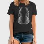 Monochrome Hippo Head, Tricou Barbati (Unisex)