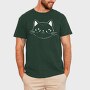 Cute Cat Filled Stroke Face, Tricou Barbati (Unisex)