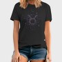 Taurus Floral Zodiac Sign, Tricou Barbati (Unisex)
