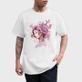 Woman With Butterflies, Tricou Barbati (Unisex)