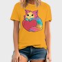 Rainbow Cat Heart, Tricou Barbati (Unisex)