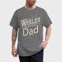 Worlds Okayest Dad Quote, Tricou Barbati (Unisex)