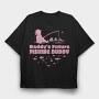 Cute Child Fishing Pink Daddy S Future Fishing Buddy Girl, Tricou Oversize Barbati (Unisex)