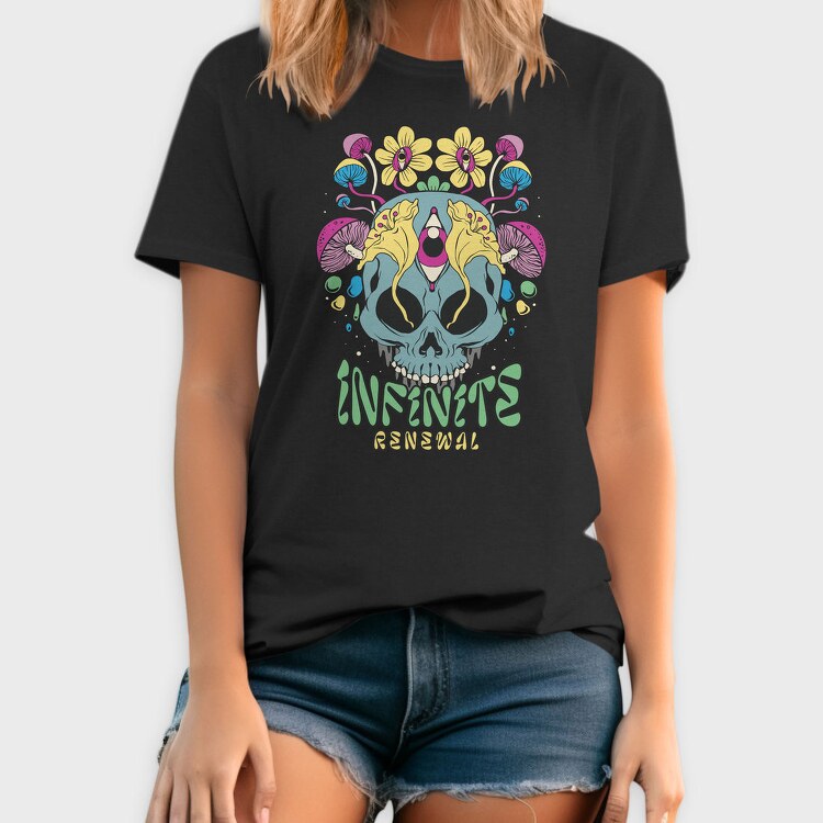 Infinite Renewal Psychedelic, Tricou Barbati (Unisex)