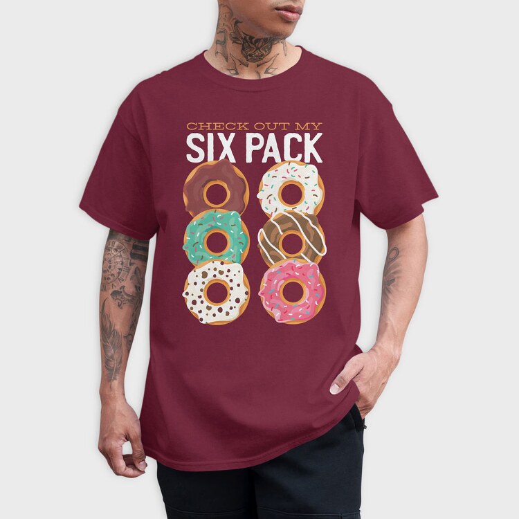 Six Pack Donuts, Tricou Barbati (Unisex)