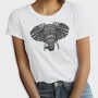 African Elephant Mandala, Tricou Femei