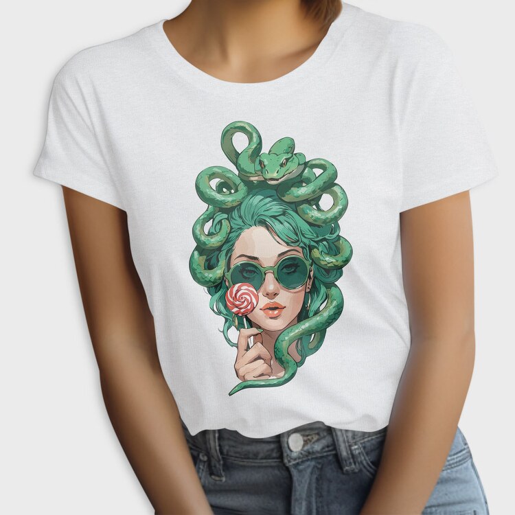 Modern Medusa With Sunglasses, Tricou Femei