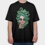 Modern Medusa With Sunglasses, Tricou Oversize Barbati (Unisex)