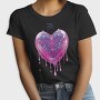 Y3K Dripping Heart Melt, Tricou Femei