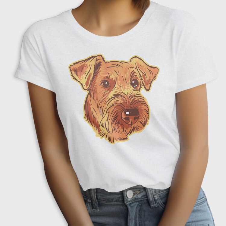 Airedale Terrier Dog, Tricou Femei